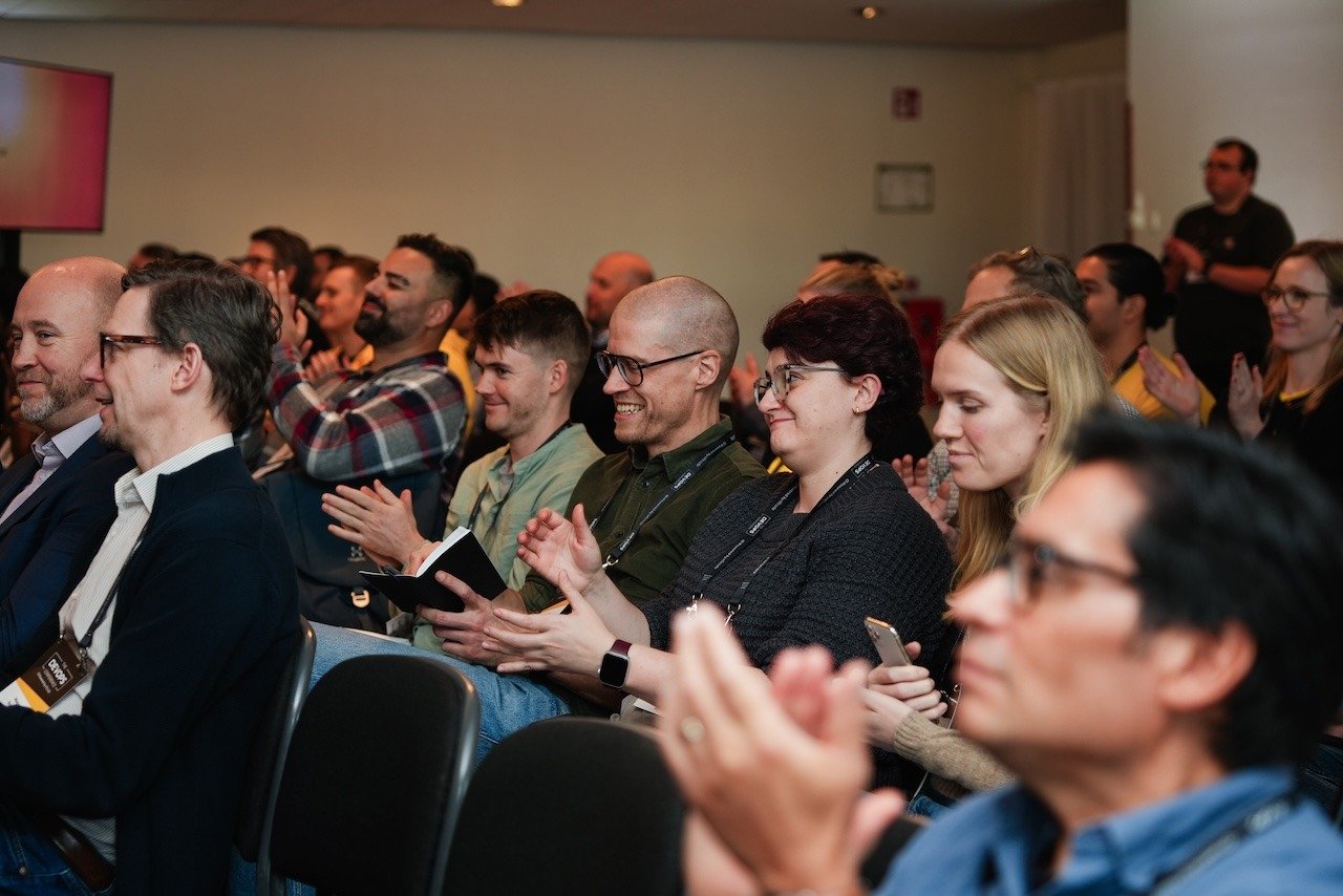 TDOC STHLM 24 - Main room - Smiling clapping audience